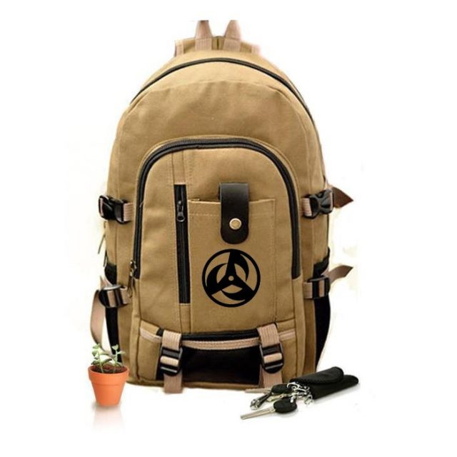 Trendy Naruto Theme Unisex Canvas Backpack